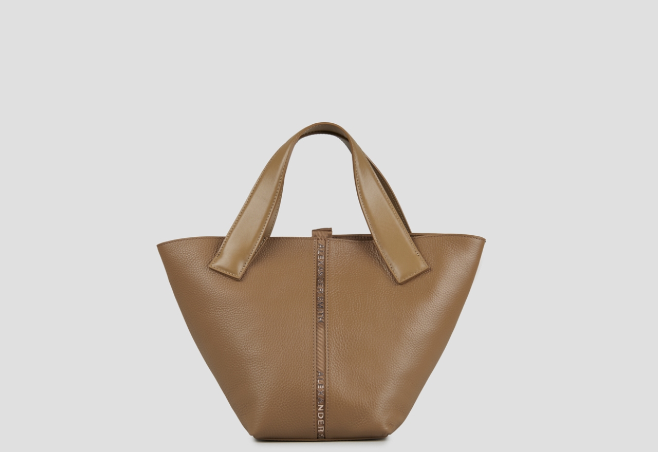 Sneakers Alexander Smith lauren small borsa a mano con tracolla in pelle bottalata marrone - 1
