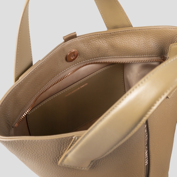 Sneakers Alexander Smith lauren small borsa a mano con tracolla in pelle bottalata marrone - 5