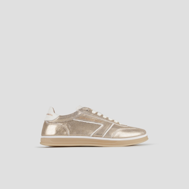 Sneakers Alexander Smith thames donna in pelle laminata oro - 1