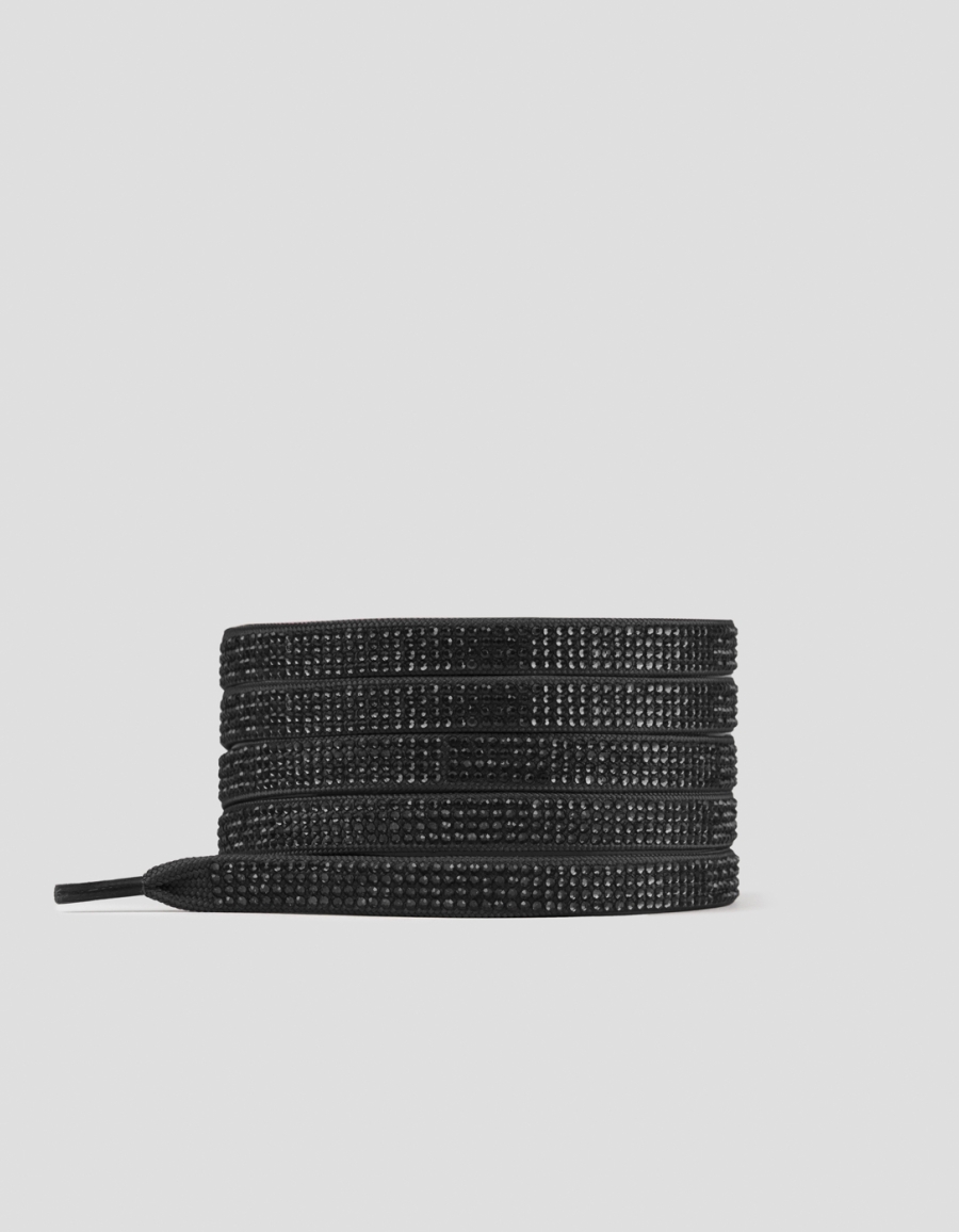 Sneakers Alexander Smith lacci donna full strass in nero - 1