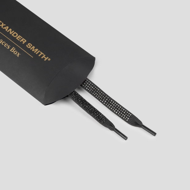 Sneakers Alexander Smith lacci donna full strass in nero - 3