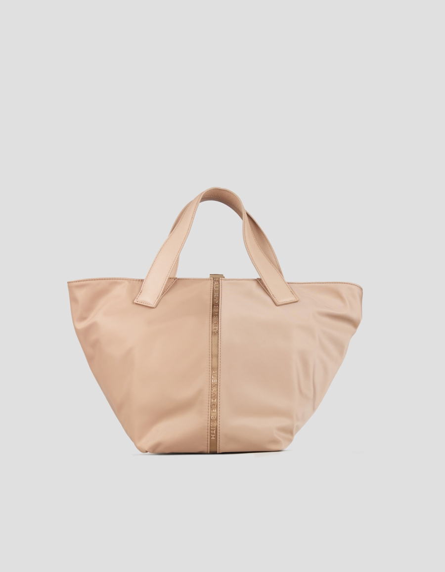 Sneakers Alexander Smith lauren medium borsa a mano con tracolla in nylon beige - 1