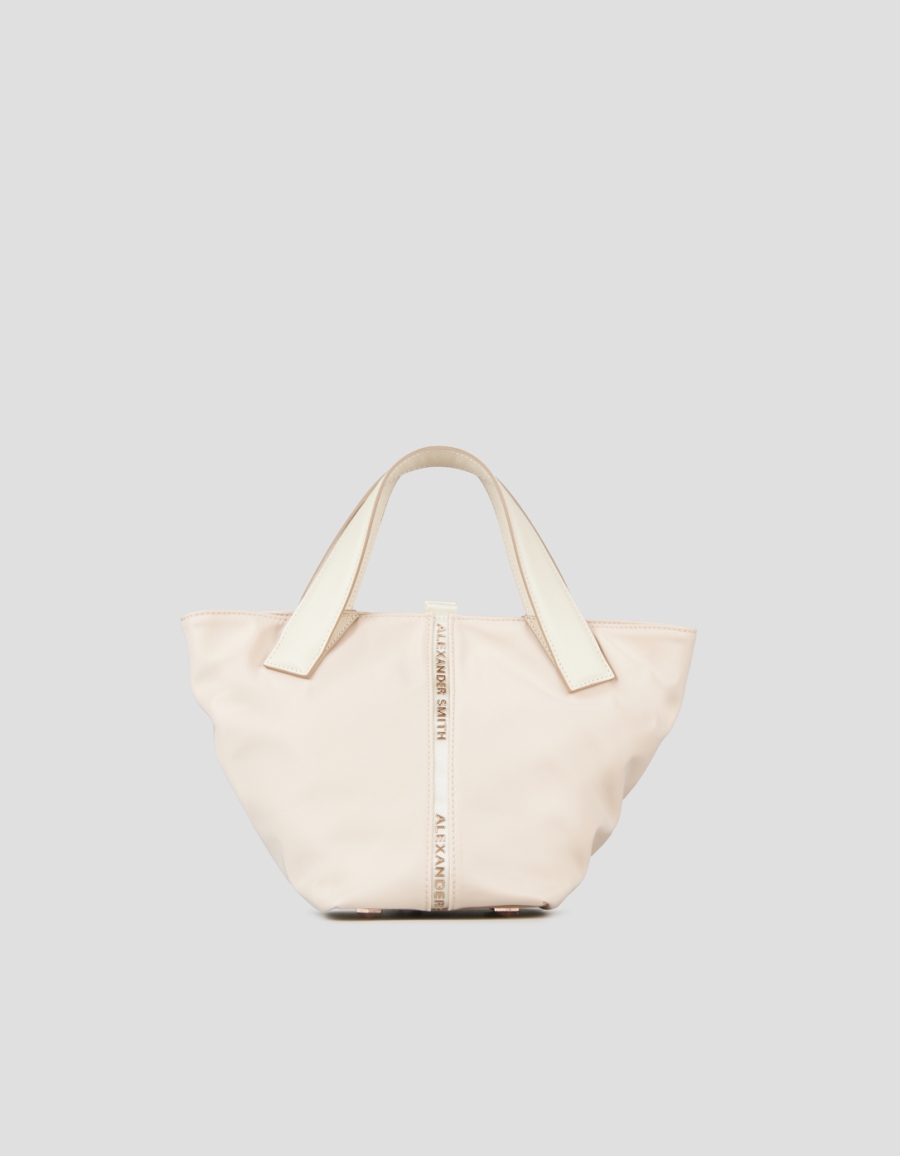 Sneakers Alexander Smith lauren small borsa a mano con tracolla in nylon rosa chiaro - 1