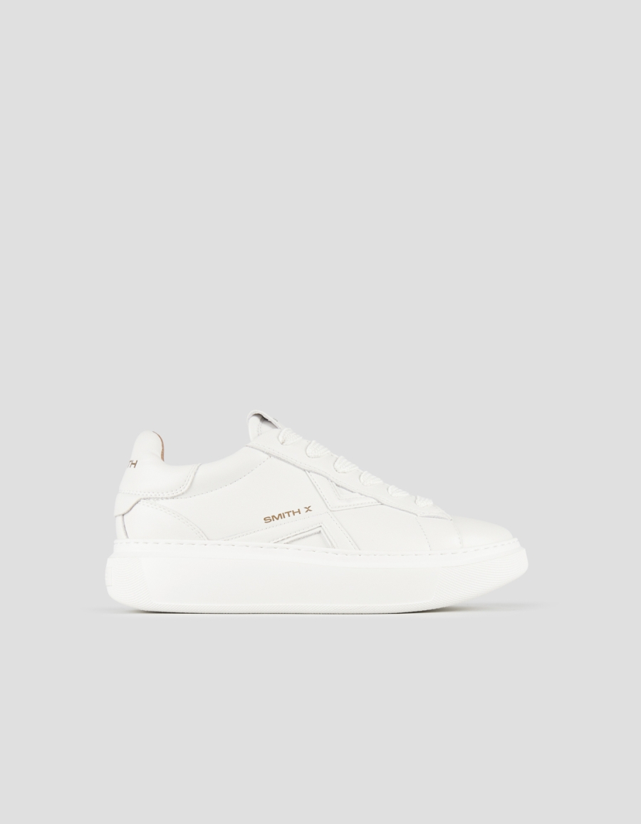 Sneakers Alexander Smith college donna in bianco - 1