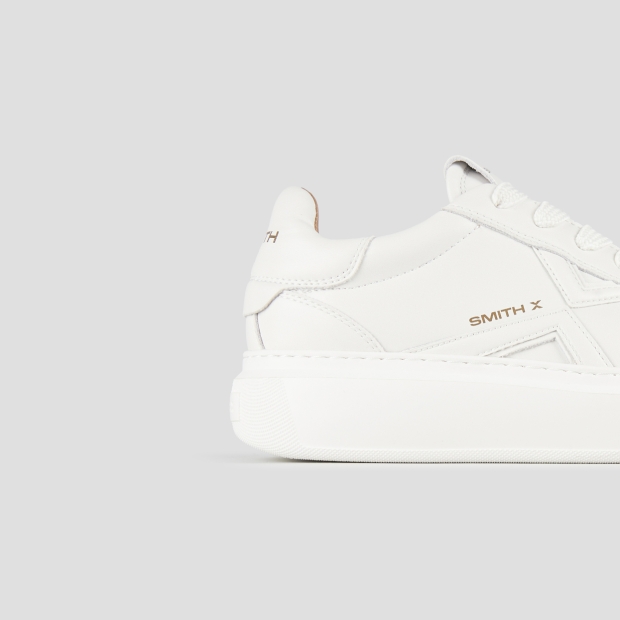 Sneakers Alexander Smith college donna in bianco - 3