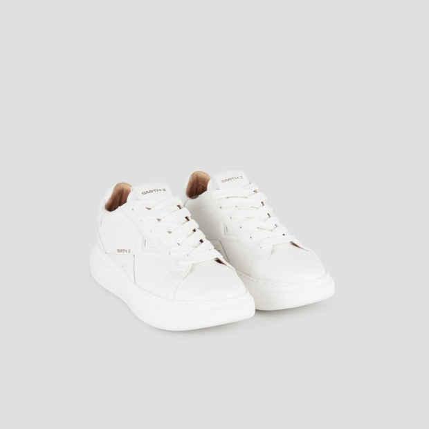 Sneakers Alexander Smith college donna in bianco - 5