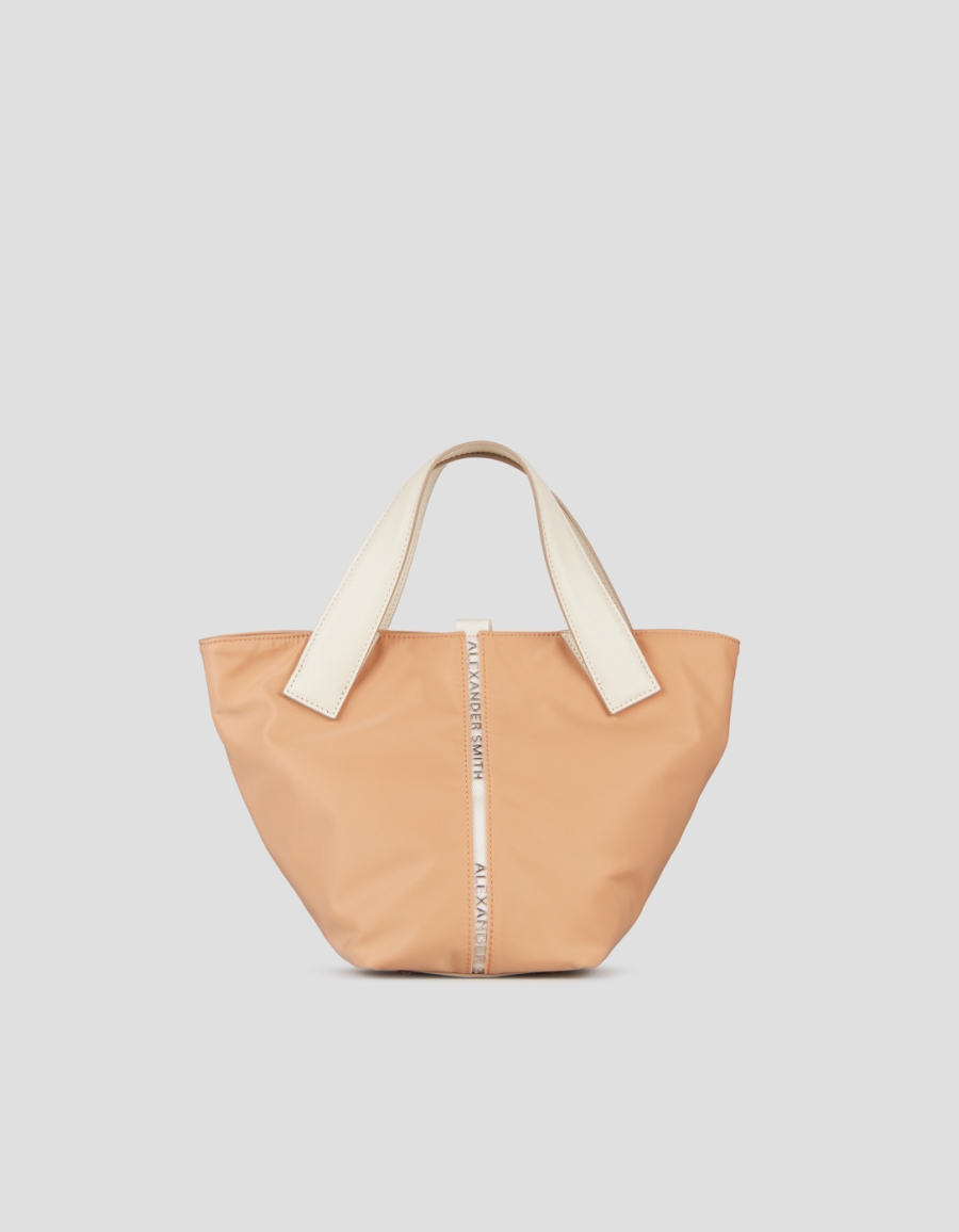 Sneakers Alexander Smith lauren small borsa a mano con tracolla in nylon pesca - 1