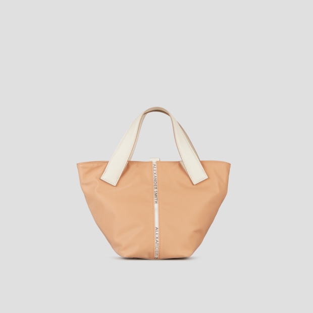 Sneakers Alexander Smith lauren small borsa a mano con tracolla in nylon pesca - 1