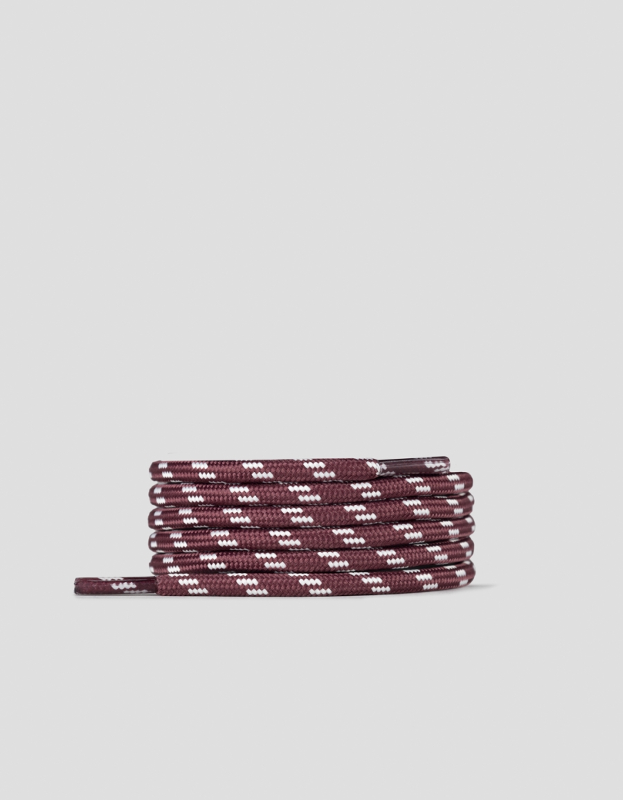 Sneakers Alexander Smith laccio rotondo bordeaux con tratteggio bianco da donna - 1