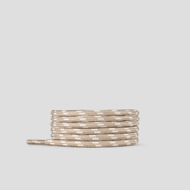 Sneakers Alexander Smith laccio rotondo nude con tratteggio bianco da donna - 1