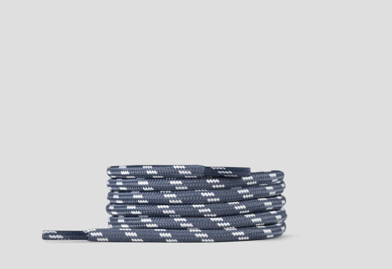 Sneakers Alexander Smith laccio rotondo avio con tratteggio bianco da donna - 1