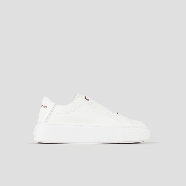 Sneakers Alexander Smith london donna decostruita in nappa bianca - 1