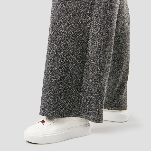 Sneakers Alexander Smith london donna decostruita in nappa bianca - 2