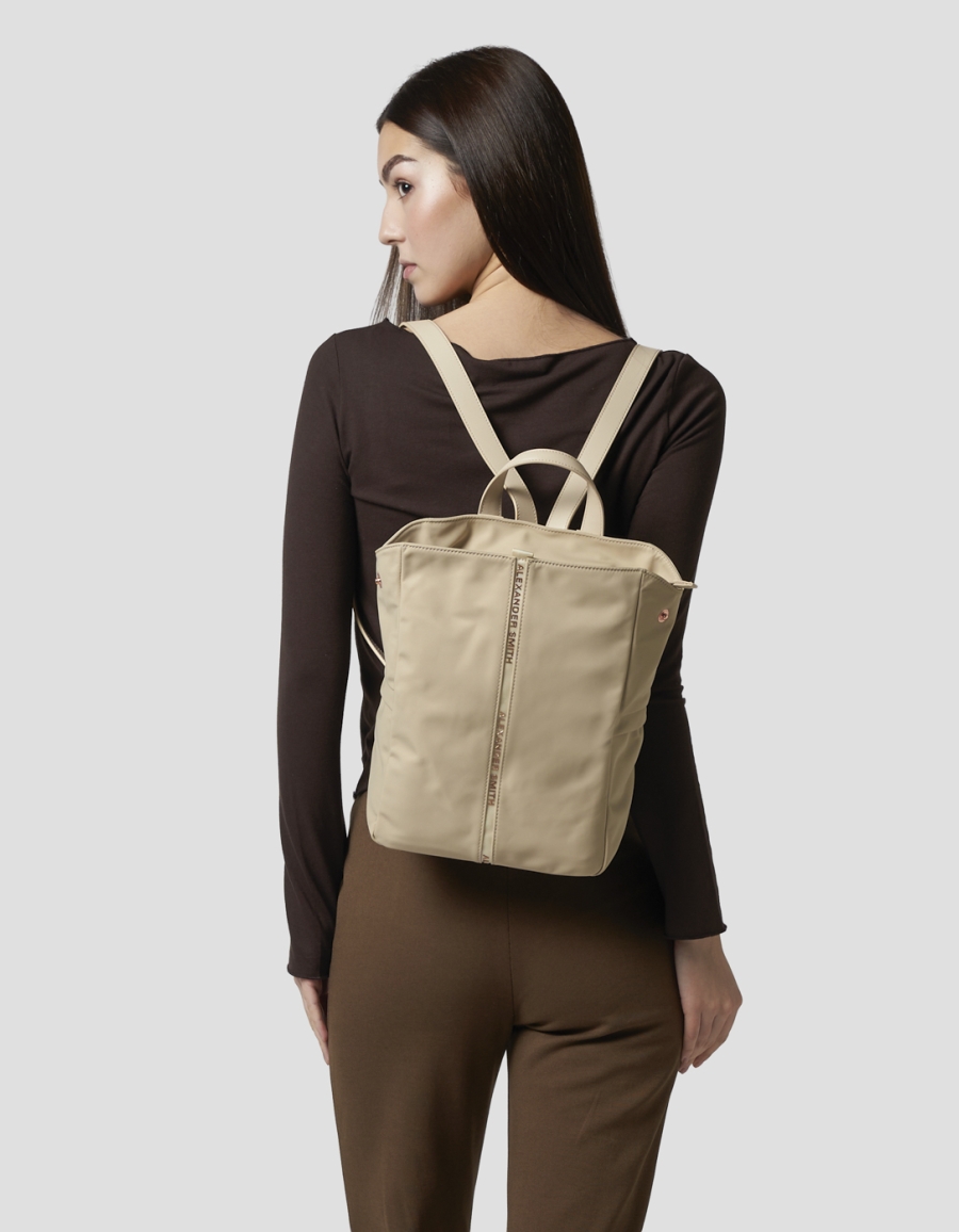 Sneakers Alexander Smith daisy zaino in nylon beige - 2