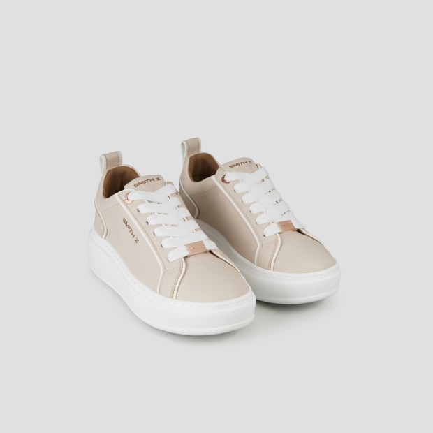 Sneakers Alexander Smith stone donna in bottalato beige - 4