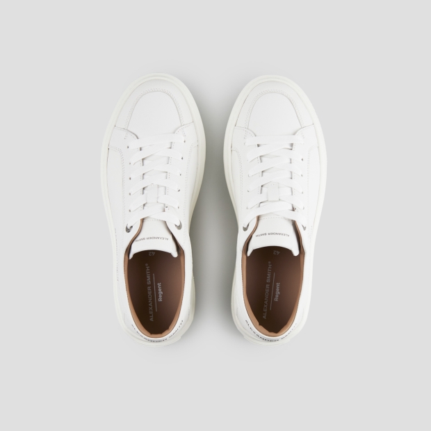 Sneakers Alexander Smith regent uomo in pelle bianca - 7