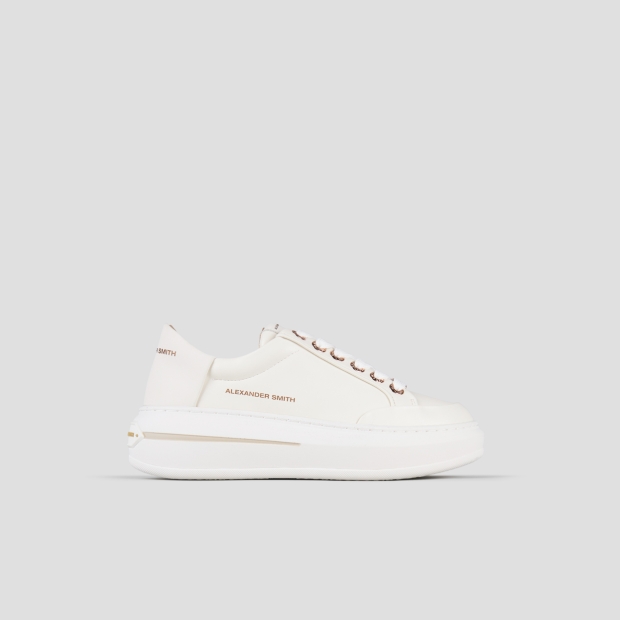 Sneakers Alexander Smith lancaster donna in pelle bianca - 1