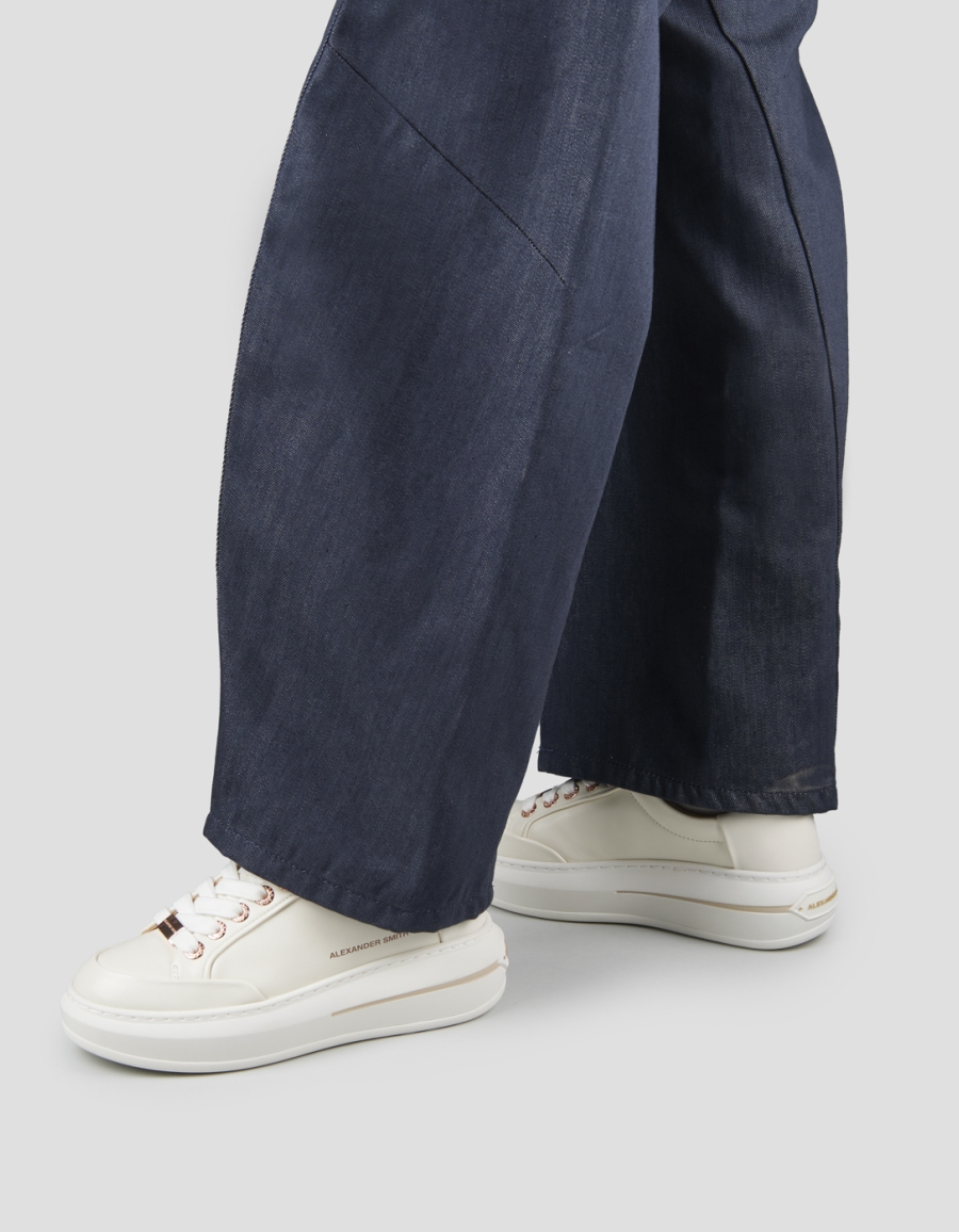 Sneakers Alexander Smith lancaster donna in pelle bianca - 2