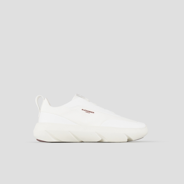 Sneakers Alexander Smith eclipse uomo in nylon rip-stop e gommato bianco - 1