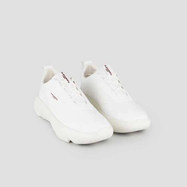 Sneakers Alexander Smith eclipse uomo in nylon rip-stop e gommato bianco - 4