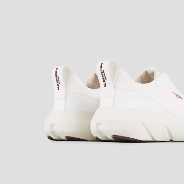 Sneakers Alexander Smith eclipse uomo in nylon rip-stop e gommato bianco - 5