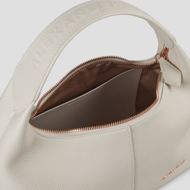 Sneakers Alexander Smith chloe small borsa a spalla in pelle bottalata bianca - 7