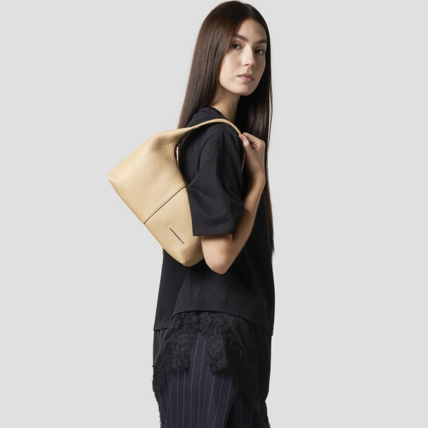 Sneakers Alexander Smith chloe small borsa a spalla in pelle bottalata beige - 2