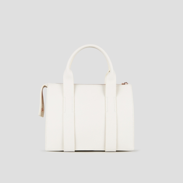 Sneakers Alexander Smith jane small borsa a mano con tracolla in pelle avorio - 4