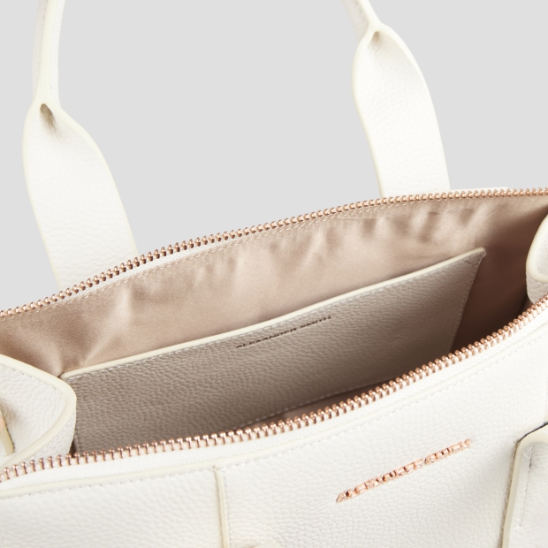 Sneakers Alexander Smith jane small borsa a mano con tracolla in pelle avorio - 5