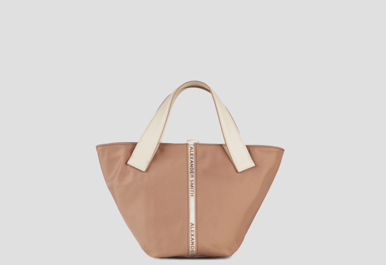 Sneakers Alexander Smith lauren small borsa a mano con tracolla in nylon cammello - 1