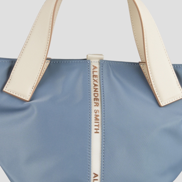 Sneakers Alexander Smith lauren small borsa a mano con tracolla in nylon azzurro - 5