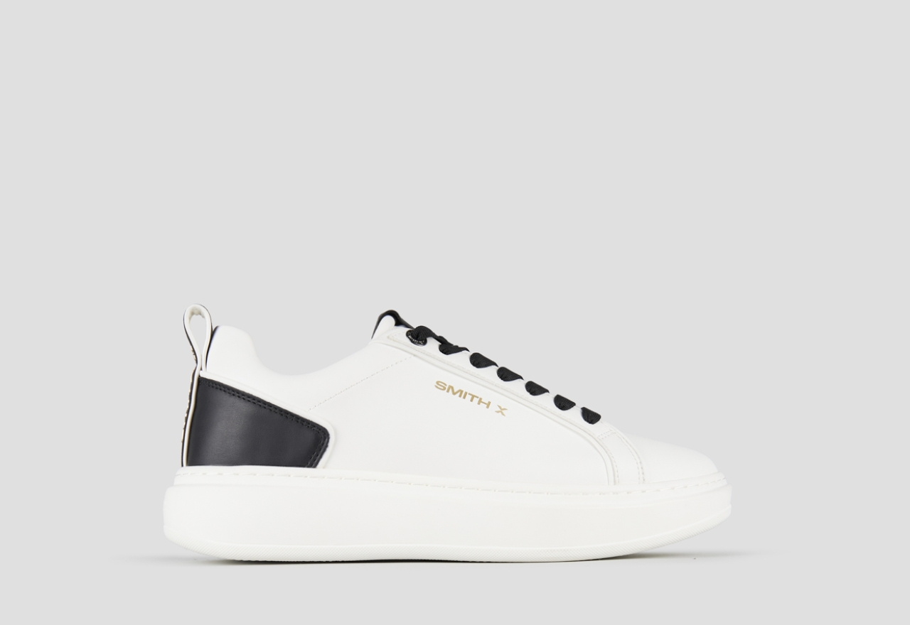 Sneakers Alexander Smith stone uomo in bianco con dettagli neri - 1