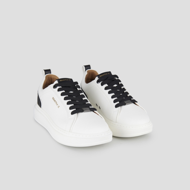 Sneakers Alexander Smith stone uomo in bianco con dettagli neri - 4