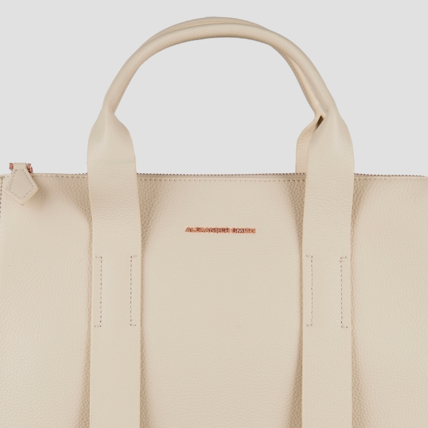 Sneakers Alexander Smith jane medium borsa a mano in pelle bottalata sabbia - 5