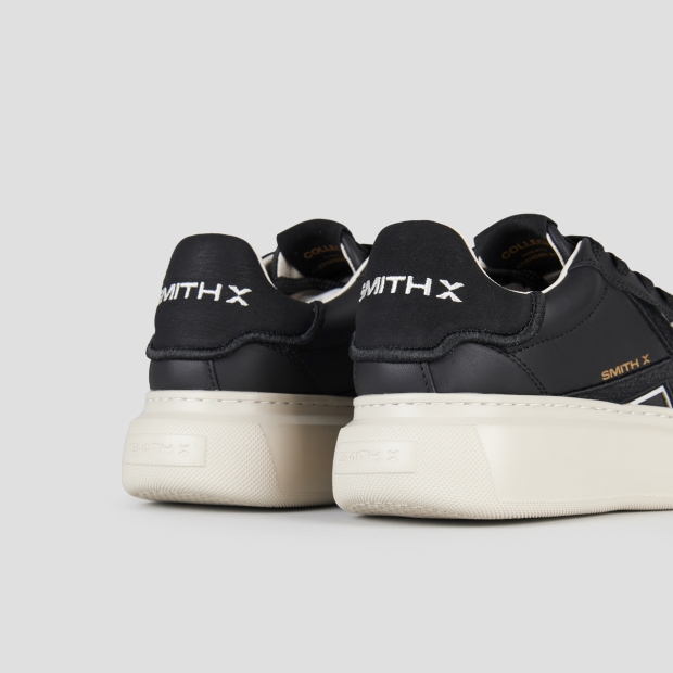 Sneakers Alexander Smith college donna in pelle nera - 4