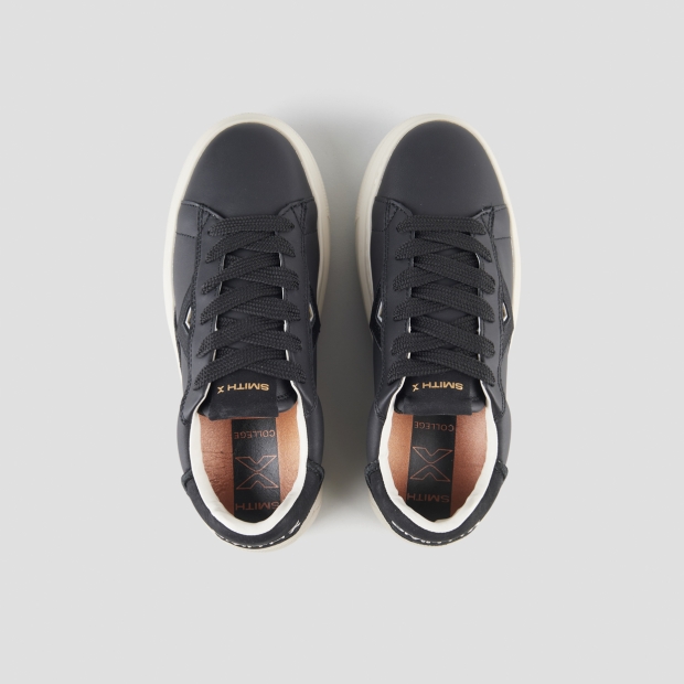 Sneakers Alexander Smith college donna in pelle nera - 5