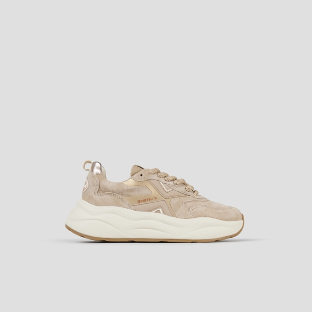 Sneakers Alexander Smith horizon donna in suede sabbia - 1