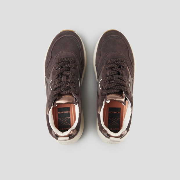 Sneakers Alexander Smith horizon donna in suede marrone scuro - 6