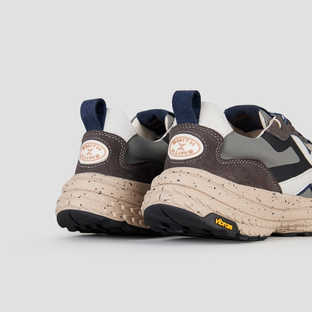 Sneakers Alexander Smith horizon uomo in suede grigio e ripstop con suola vibram - 5