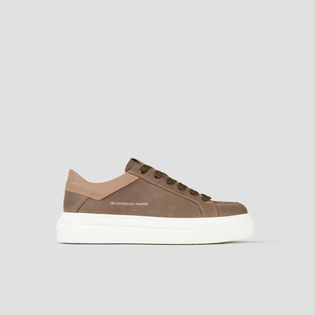 Sneakers Alexander Smith regent uomo in nabuck verde scuro - 1