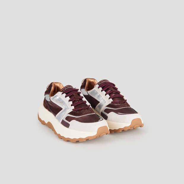 Sneakers Alexander Smith windsor donna in pelle e nylon bordeaux - 4