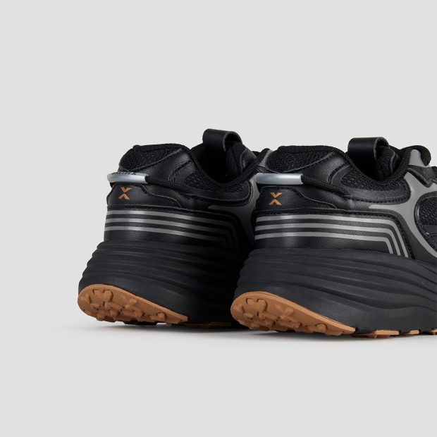 Sneakers Alexander Smith storm donna in nero con suola nera - 5
