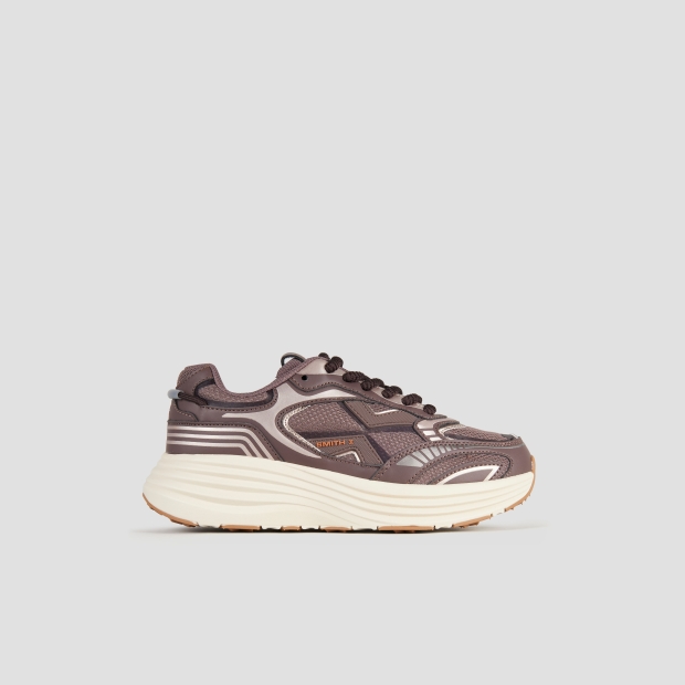 Sneakers Alexander Smith storm donna in marrone con dettagli in bronzo - 1