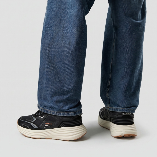 Sneakers Alexander Smith storm donna in suede e tessuto tecnico nero - 2