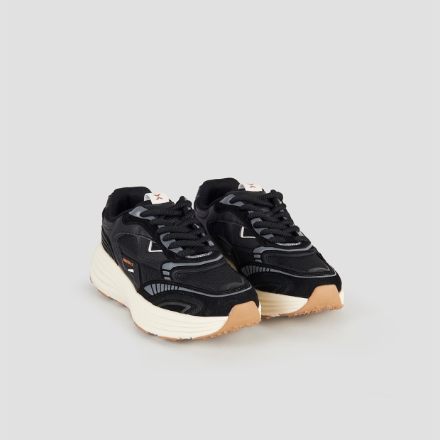 Sneakers Alexander Smith storm donna in suede e tessuto tecnico nero - 4