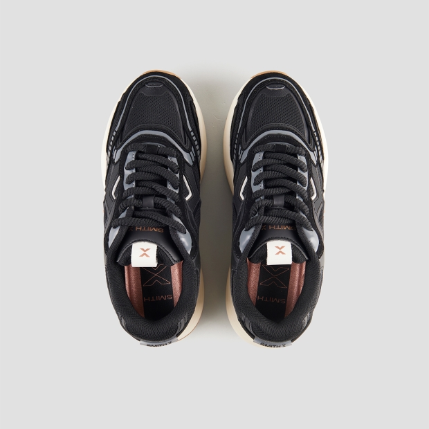 Sneakers Alexander Smith storm donna in suede e tessuto tecnico nero - 6