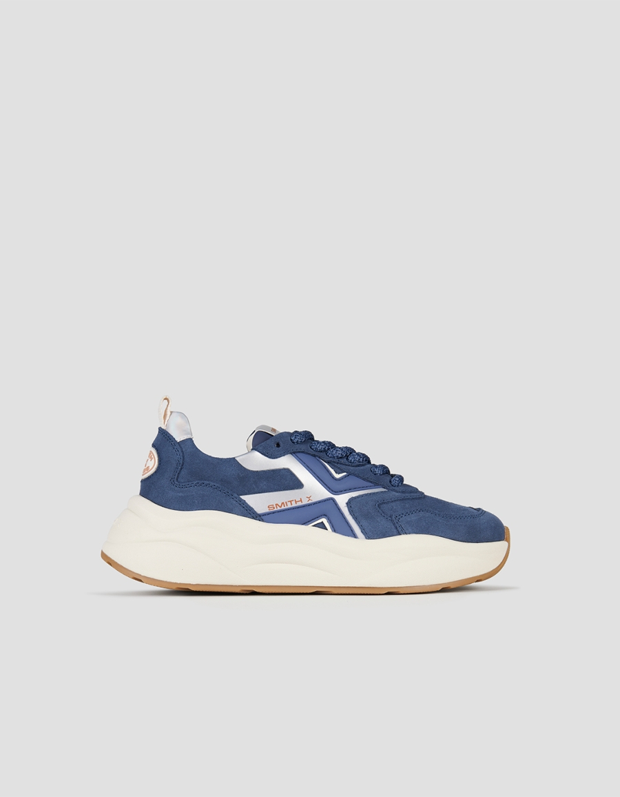 Sneakers Alexander Smith horizon donna in suede blu - 1
