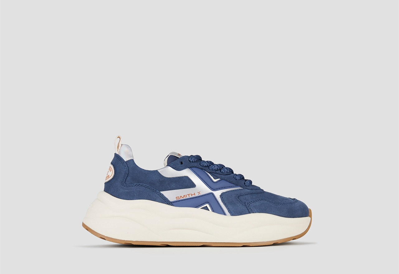 Sneakers Alexander Smith horizon donna in suede blu - 1