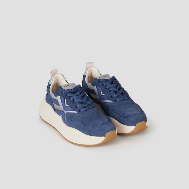 Sneakers Alexander Smith horizon donna in suede blu - 4