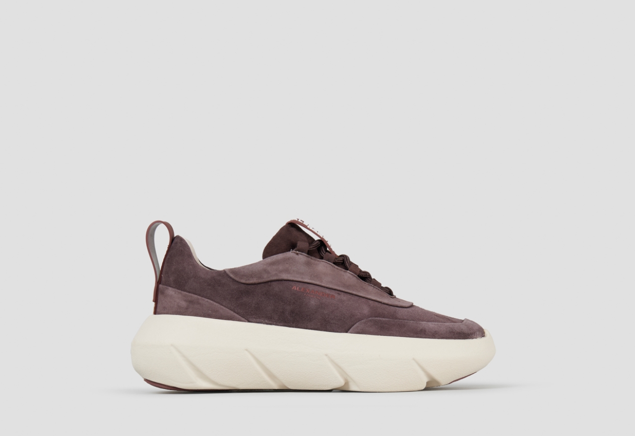Sneakers Alexander Smith eclipse donna in suede marrone - 1